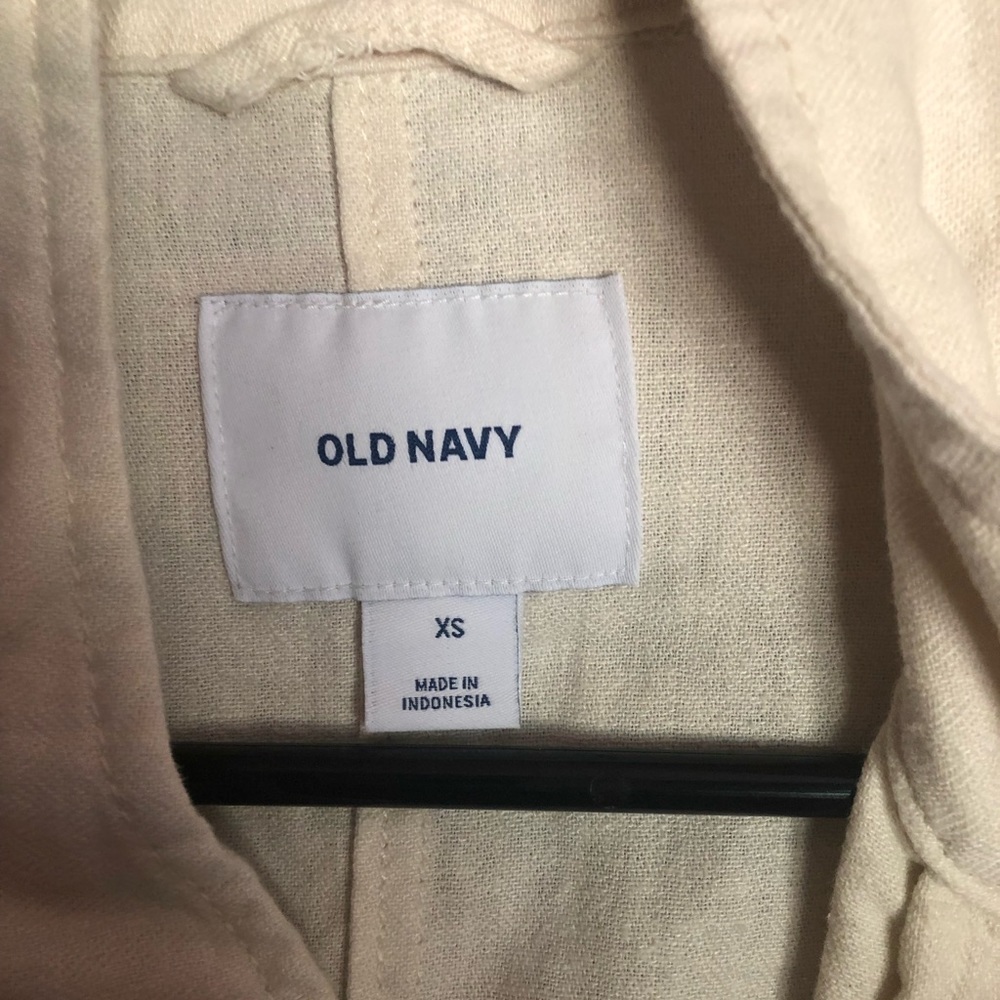 Linen Utility Jacket. XS - Picture 5 of 6